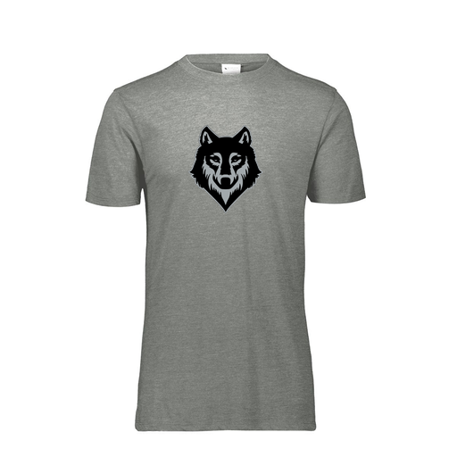 [FTSCUBGY-AS-LOGO2] Decker Men's Tri-Blend T-Shirt - Short Sleeve (Adult S, Gray, Logo 2)