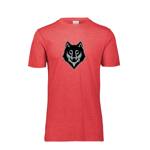 [FTSCUBRD-AS-LOGO2] Decker Men's Tri-Blend T-Shirt - Short Sleeve (Adult S, Red, Logo 2)