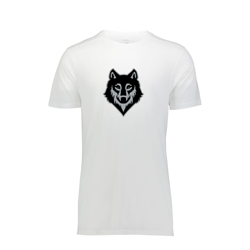 [FTSCUBWH-YS-LOGO2] Decker Youth Tri-Blend T-Shirt - Short Sleeve (Youth S, White, Logo 2)