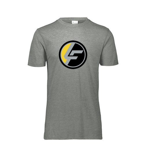 [FTSCUBGY-YS-LOGO1] Decker Youth Tri-Blend T-Shirt - Short Sleeve (Youth S, Gray, Logo 1)