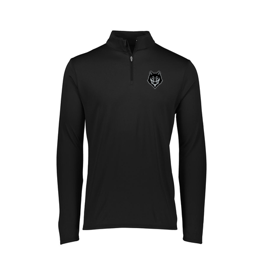 [FTLQFLBK-FAXS-LOGO2] Decker Women's Flex-Lite 1/4 Zip Shirt (Female Adult XS, Black, Logo 2)
