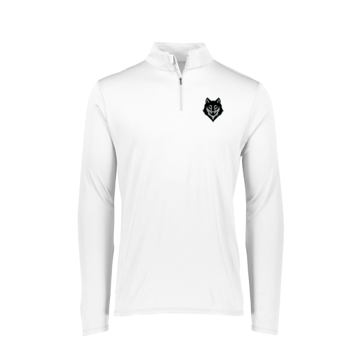 [FTLQFLWH-FAXS-LOGO2] Decker Women's Flex-Lite 1/4 Zip Shirt (Female Adult XS, White, Logo 2)
