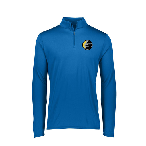[FTLQFLRY-FAXS-LOGO1] Decker Women's Flex-Lite 1/4 Zip Shirt (Female Adult XS, Royal, Logo 1)