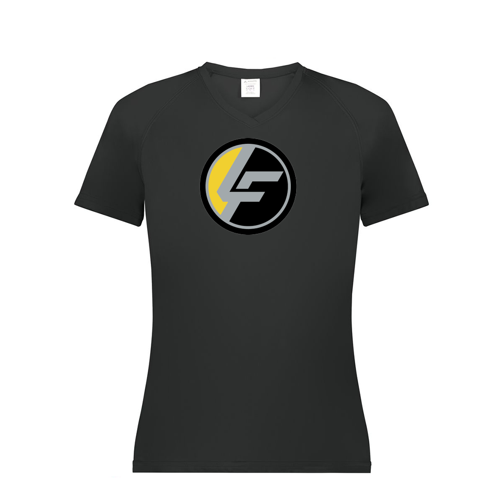 Ladies Smooth Sport V-Neck T-Shirt
