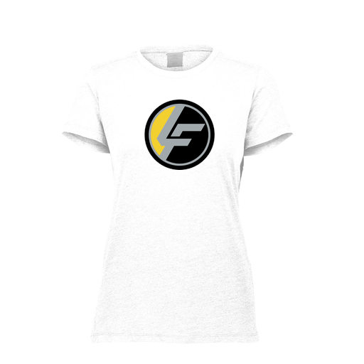 [FTSCUBWH-FAXS-LOGO1] Decker Women's Tri-Blend T-Shirt - Short Sleeve (Female Adult XS, White, Logo 1)