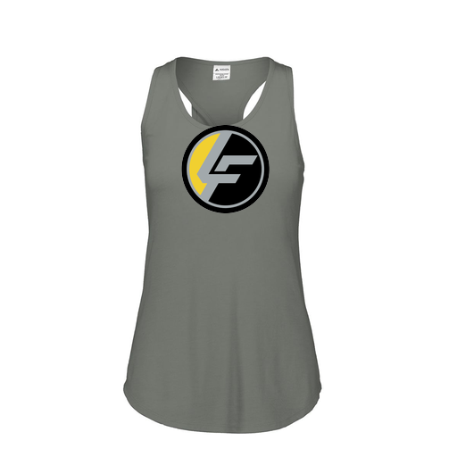 [3078.013.S-LOGO1] Ladies Tri Blend Tank Top (Female Adult S, Gray, Logo 1)