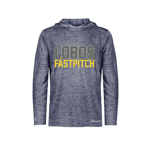 [FOLHCGNV-AS-LOGO3] Men's Charge Hoodie (Adult S, Navy, Logo 3)