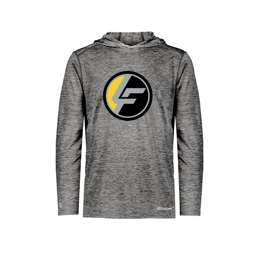 [FOLHCGBK-YS-LOGO1] Youth Charge Hoodie (Youth S, Black, Logo 1)