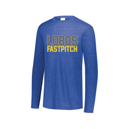 [3075.U55.XS-LOGO3] Men's LS Ultra-blend T-Shirt (Adult XS, Royal, Logo 3)