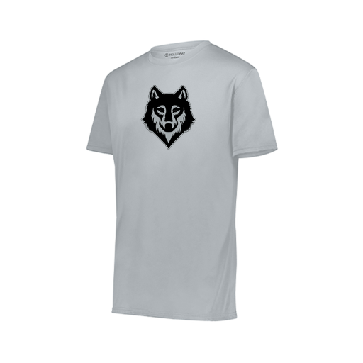 [222819.099.XXS-LOGO2] Youth Movement Dri Fit Shirt (Youth XXS, Silver, Logo 2)